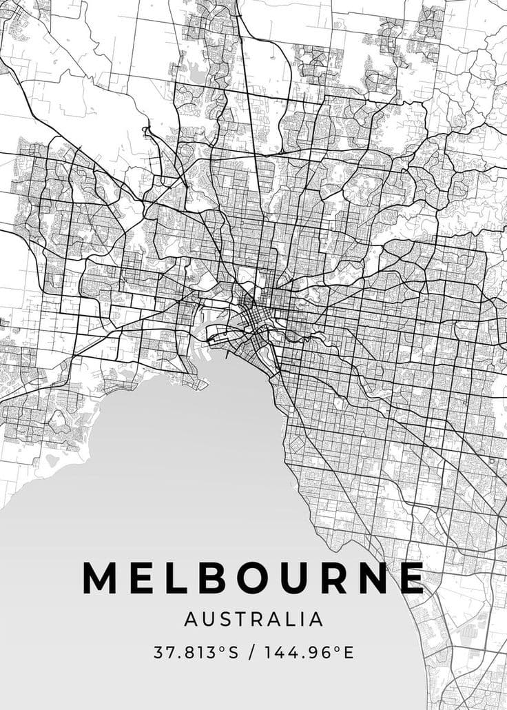 Melbourne Map